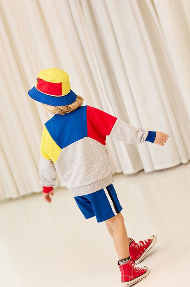 Дитячий капелюх Lego Wear колір жовтий з бавовни