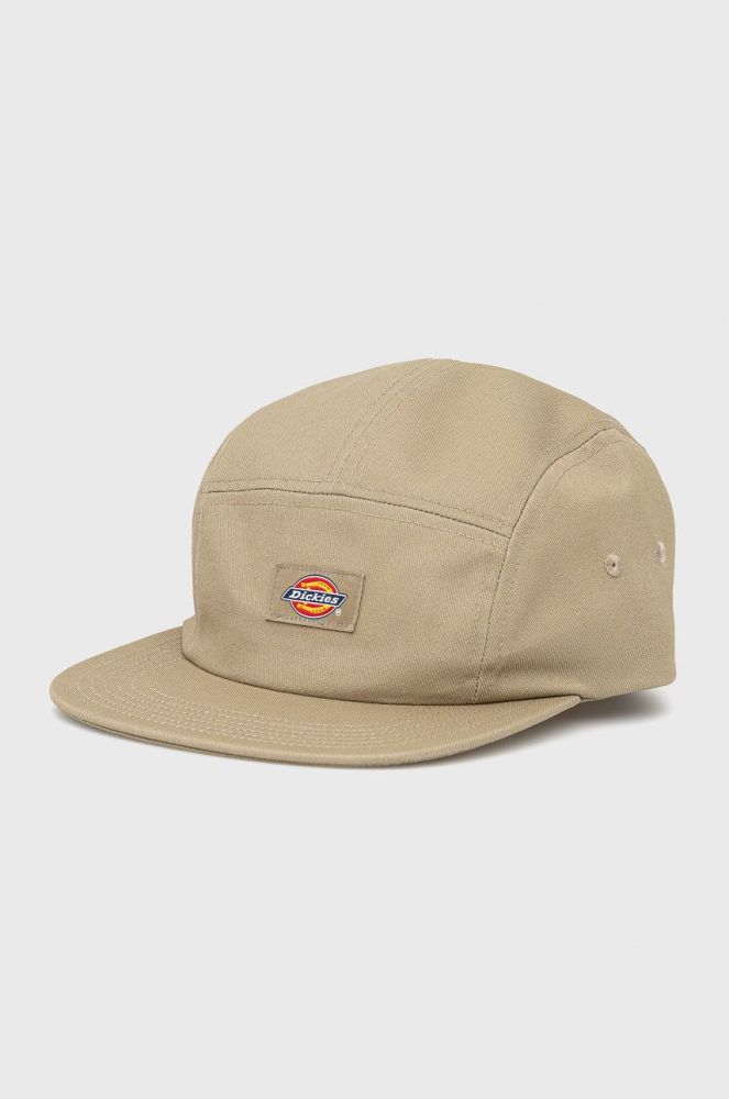 Кепка Dickies колір зелений однотонна DK0A4XC1KHK-KHAKI