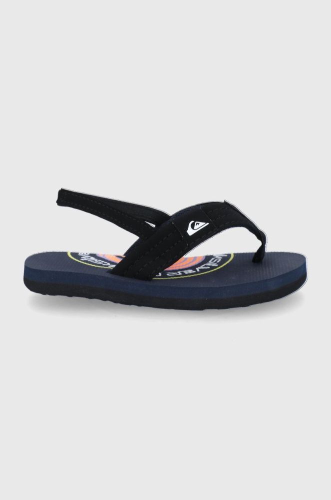 В'єтнамки Quiksilver жіночі колір чорний на плоскому ходу