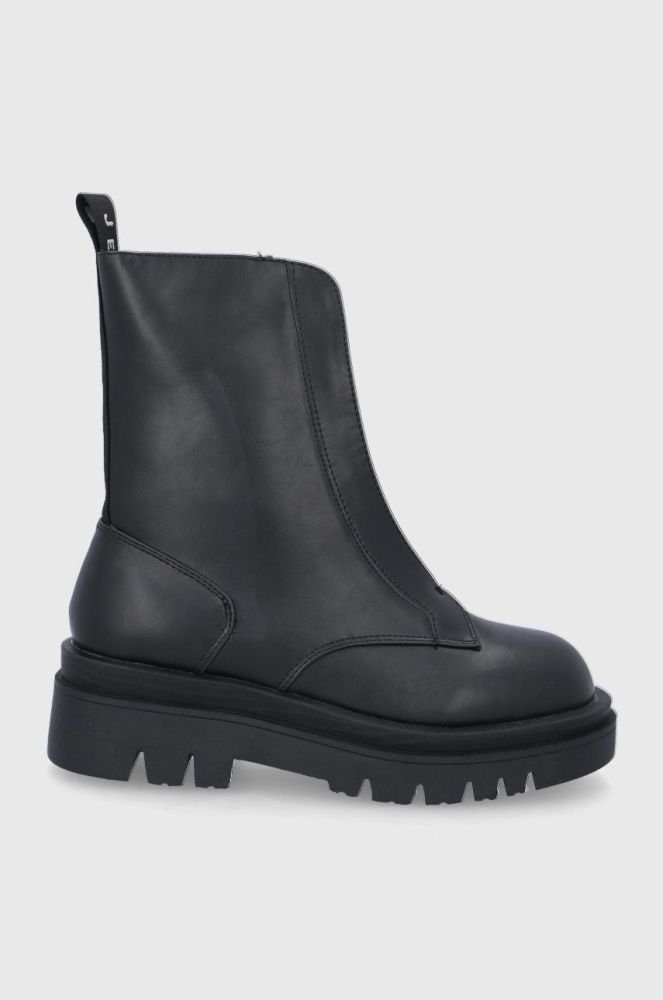 Черевики Pepe Jeans Enfield Zip 999 жіночі колір чорний на платформі
