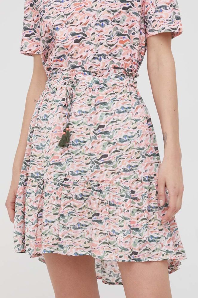 Спідниця Scotch & Soda колір зелений mini розкльошена