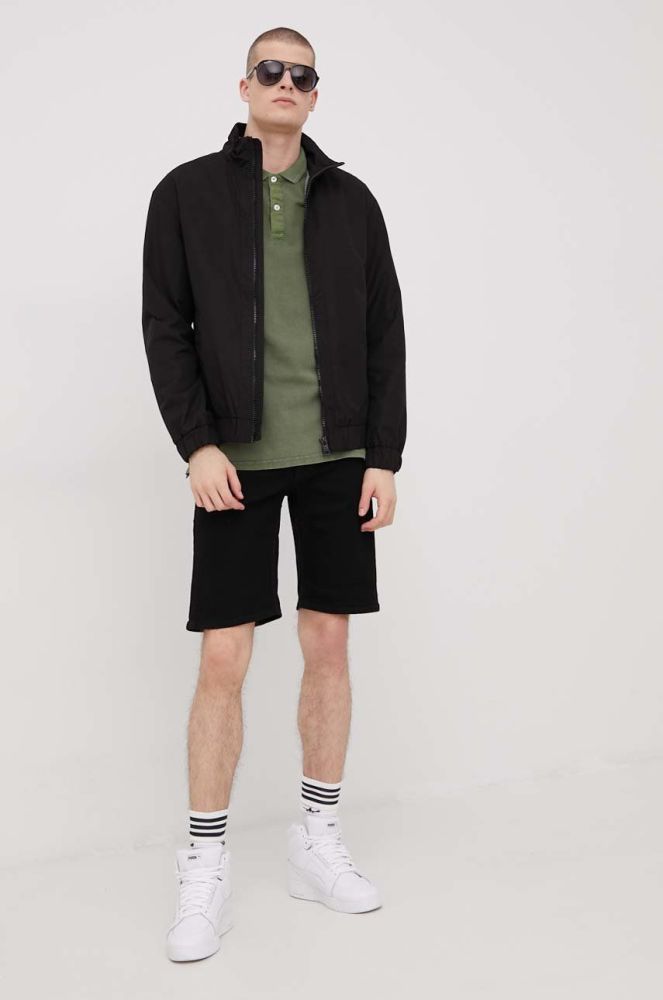 Джинсові шорти Produkt by Jack & Jones чоловічі колір чорний (2269920)