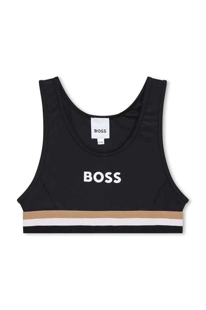 Роздільний дитячий купальник BOSS колір чорний (3204621)