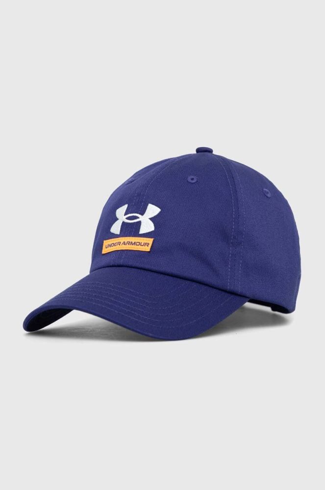 Кепка Under Armour Branded колір синій з аплікацією