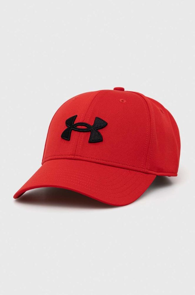 Кепка Under Armour Blitzing колір червоний з аплікацією