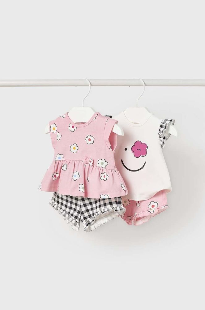 Комплект для немовлят Mayoral Newborn 2-pack колір рожевий (2960700)
