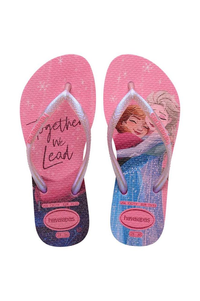 Дитячі в'єтнамки Havaianas SLIM PRINCESS колір рожевий