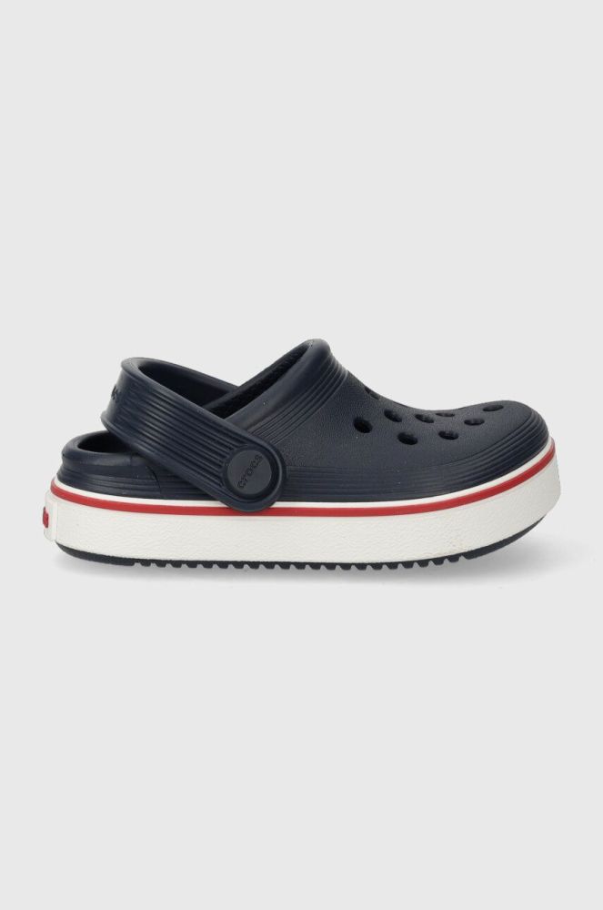 Дитячі шльопанці Crocs CROCBAND CLEAN CLOG колір синій (3476419)