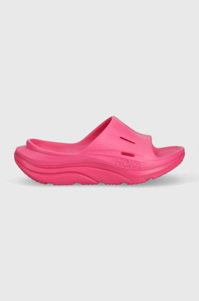 Шльопанці Hoka One One ORA Recovery Slide 3 чоловічі колір фіолетовий