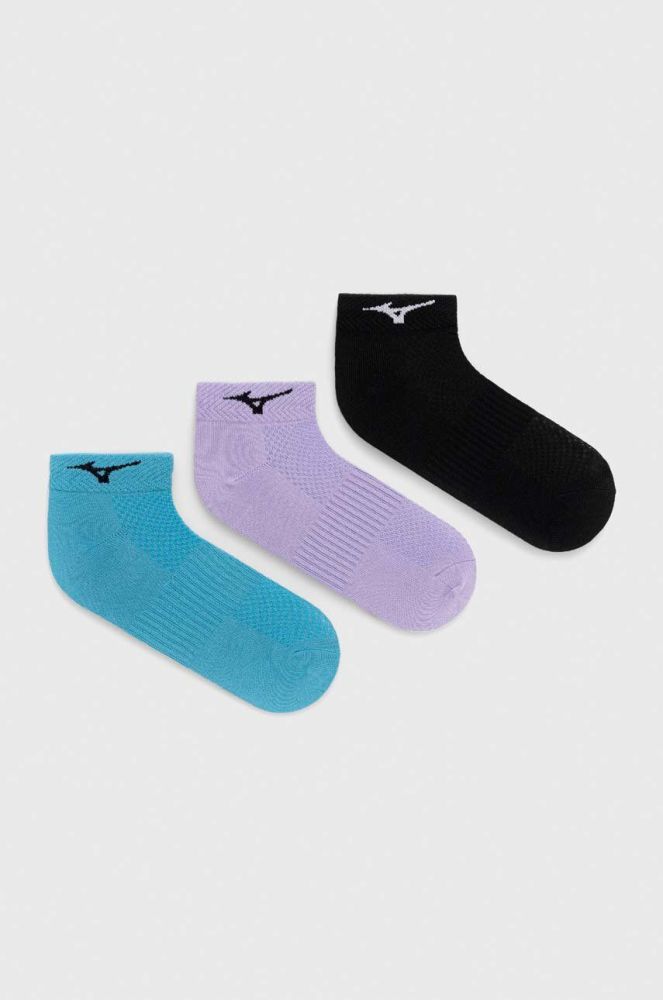 Шкарпетки Mizuno 3-pack колір фіолетовий (3092063)