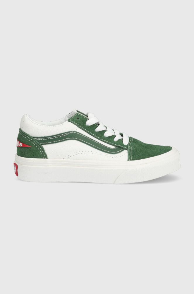 Дитячі кеди Vans UY Old Skool VANS BLACK Колір зелений колір зелений