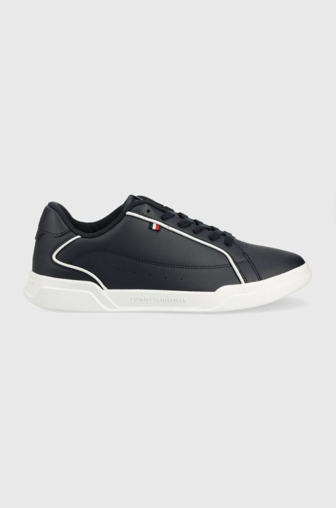 Кросівки Tommy Hilfiger LO CUP LEATHER колір синій FM0FM04429