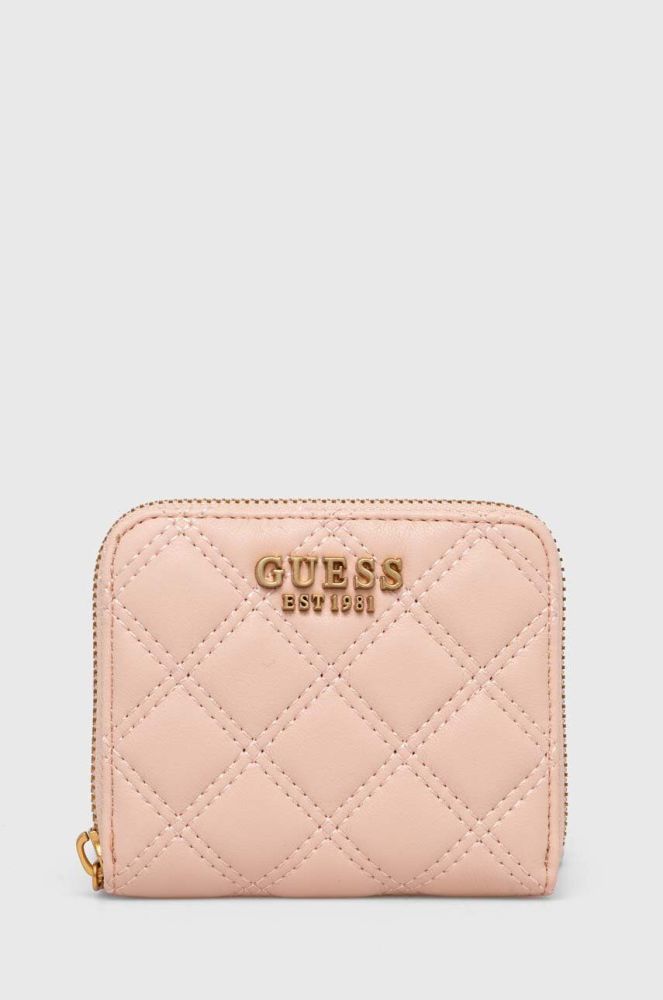 Гаманець Guess жіночий колір бежевий (3291697)