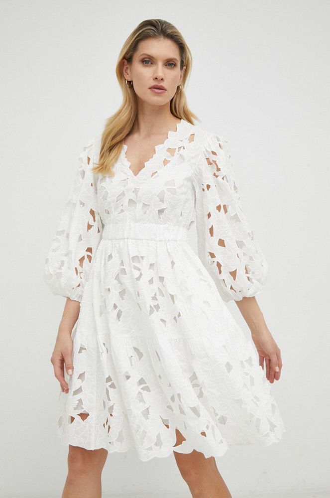 Сукня Red Valentino колір білий mini розкльошена (2894002)