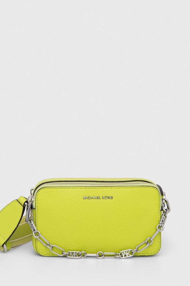 Шкіряна сумочка MICHAEL Michael Kors колір зелений (3151799)