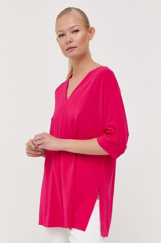 Блузка Max Mara Leisure колір рожевий