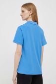 Поло United Colors of Benetton жіночий колір блакитний